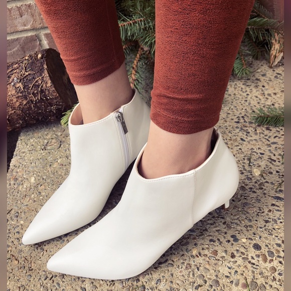 a new day white booties
